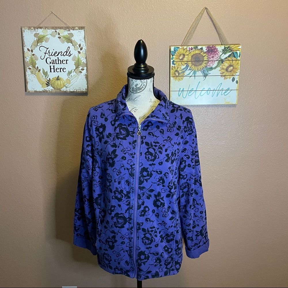 Prophecy purple floral jacket